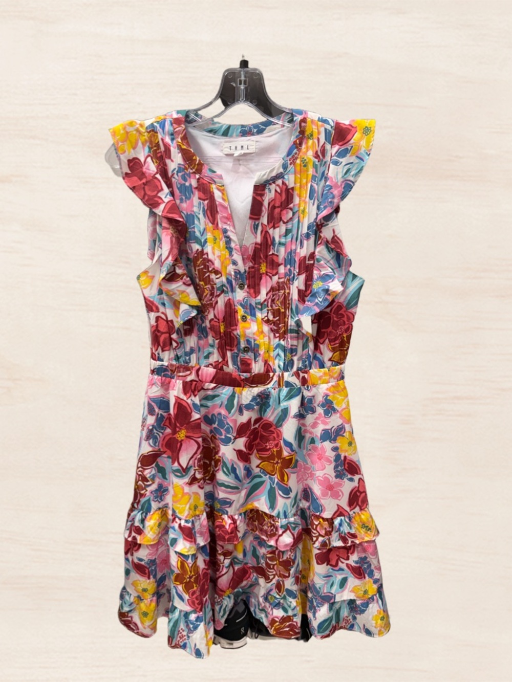 Floral Ruffle Sundress - Multicolor